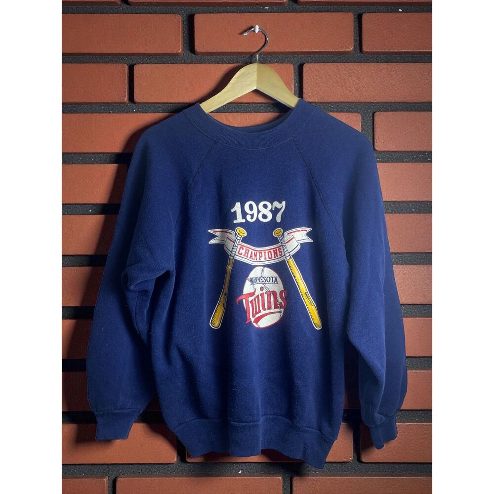 Vintage 1987 Minnesota Twins MLB World Series Champion Crewneck – Size L